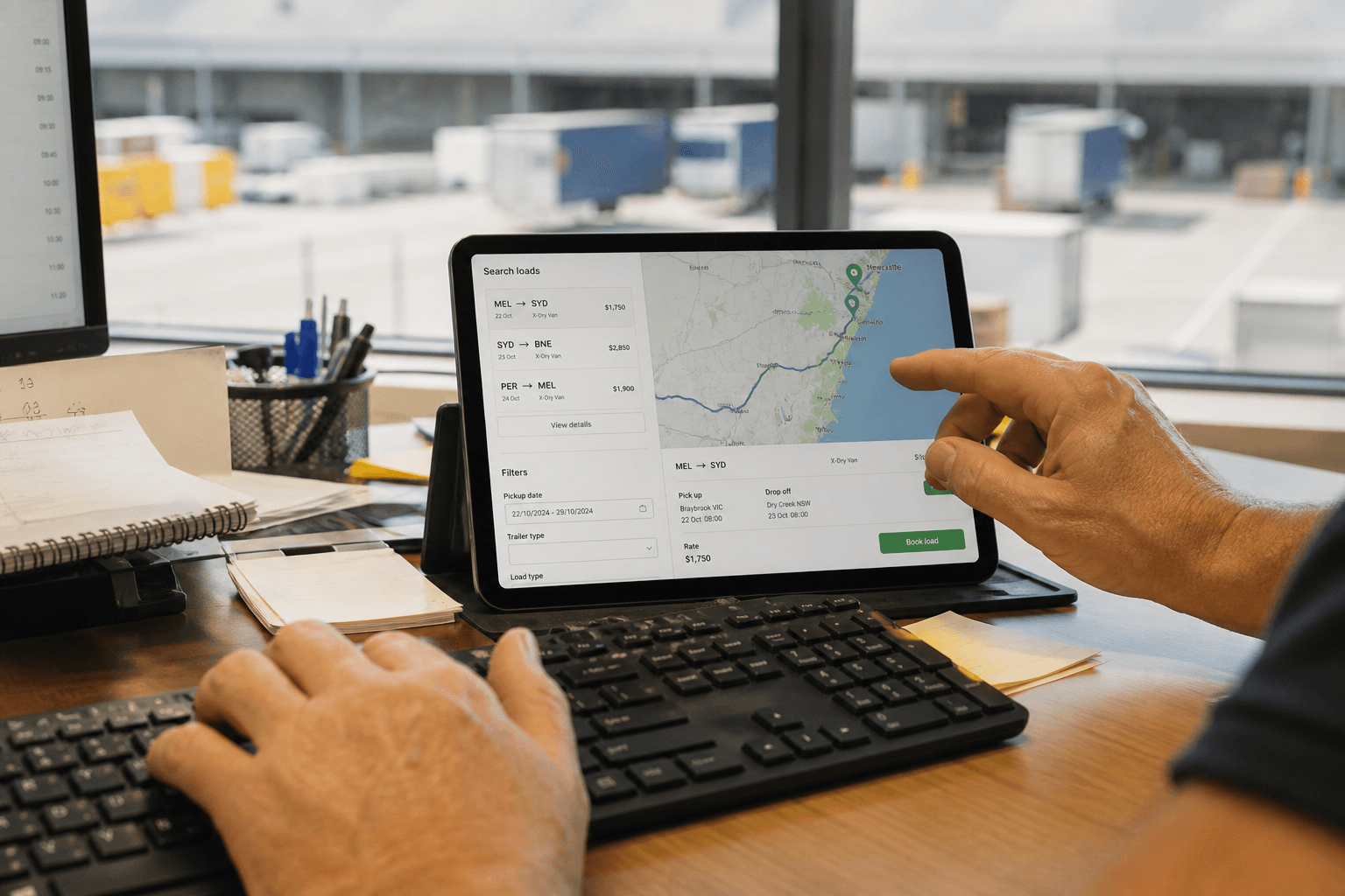 AI-Powered Backhaul Matching to Reduce Empty Running Costs