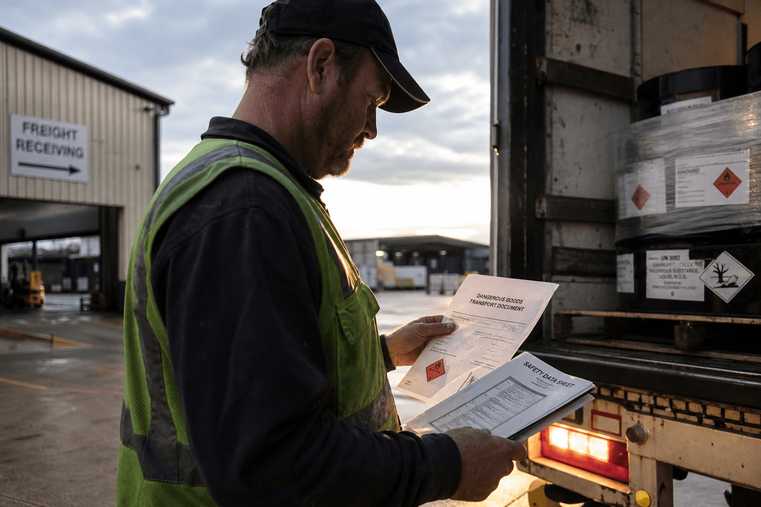 AI Classification of Dangerous Goods Documents in Australia