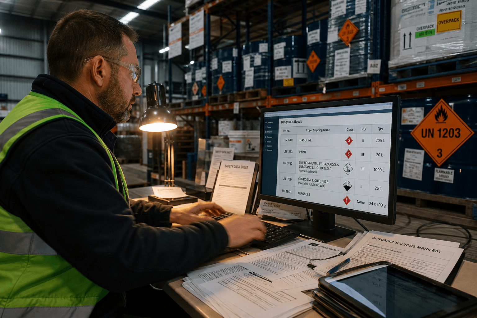 AI Classification of Dangerous Goods: ADG Code Compliance