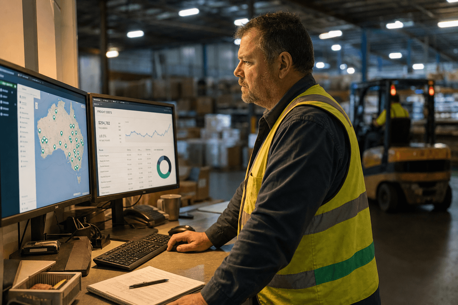 How AI Reduces Freight Costs for Australian Operators
