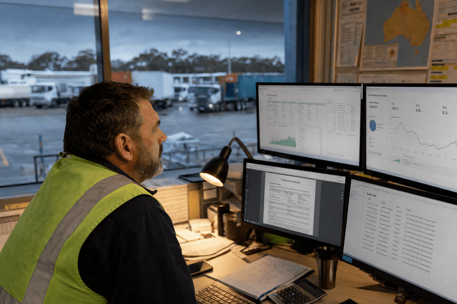 Automating AASB S2 Audit Preparation for Transport Companies