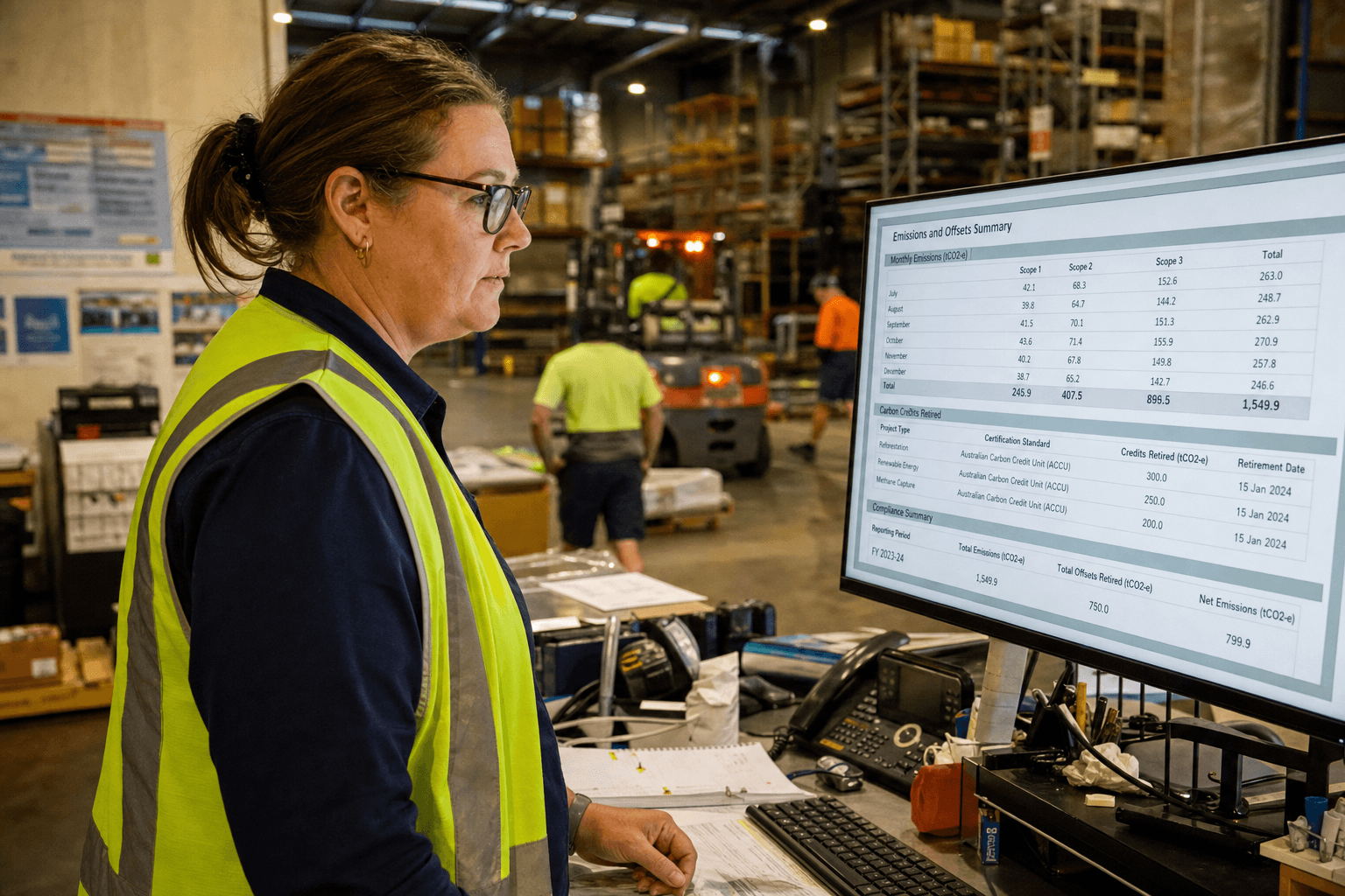 Carbon Credits in Australian Logistics Emissions Reporting